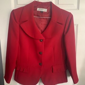 Tahari Pleated Blazer